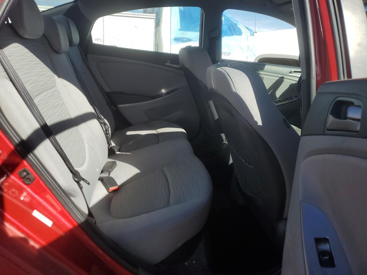 2015 Hyundai Accent VIN KMHCT4AE9FU909552 Copart auction photo, rear end / front end damage thumbnail 10