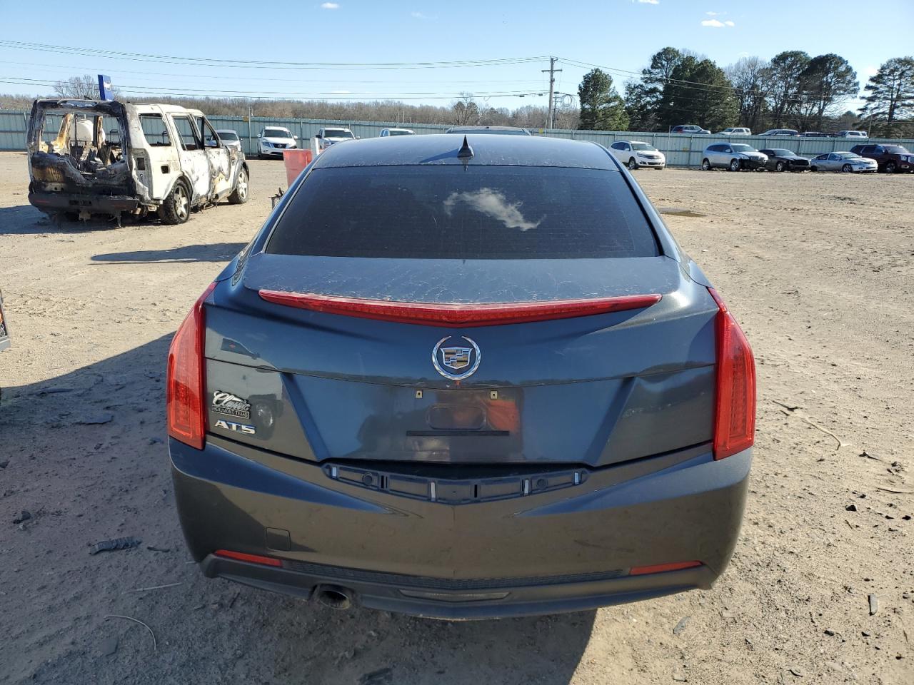 2014 Cadillac ATS VIN 1G6AA5RA1E0192050 Copart auction photo, rear end / side damage thumbnail 6