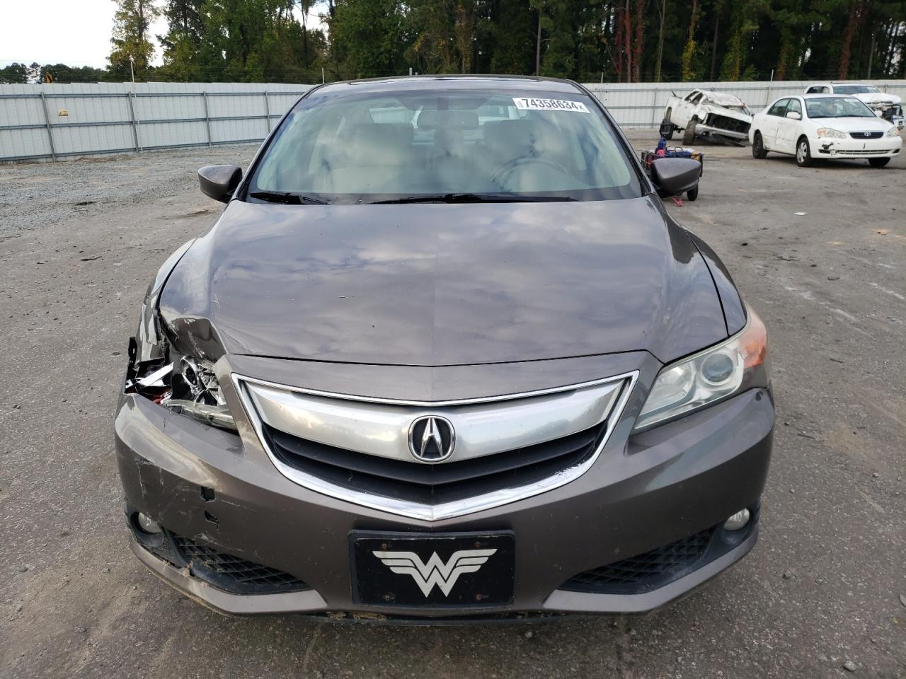 2014 Acura ILX VIN 19VDE1F71EE002800 Copart auction photo, front end / rear end damage thumbnail 5
