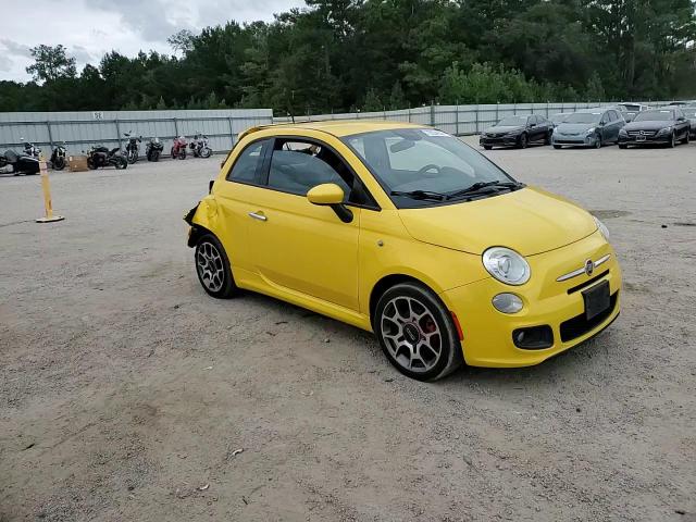2015 Fiat 500 VIN 3C3CFFBR5FT638822 Copart auction photo, rear end damage thumbnail 10