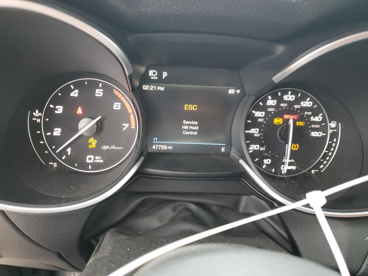 2020 Alfa Romeo Stelvio VIN ZASPAKANXL7C95970 Copart auction photo, front end / rear end damage thumbnail 9