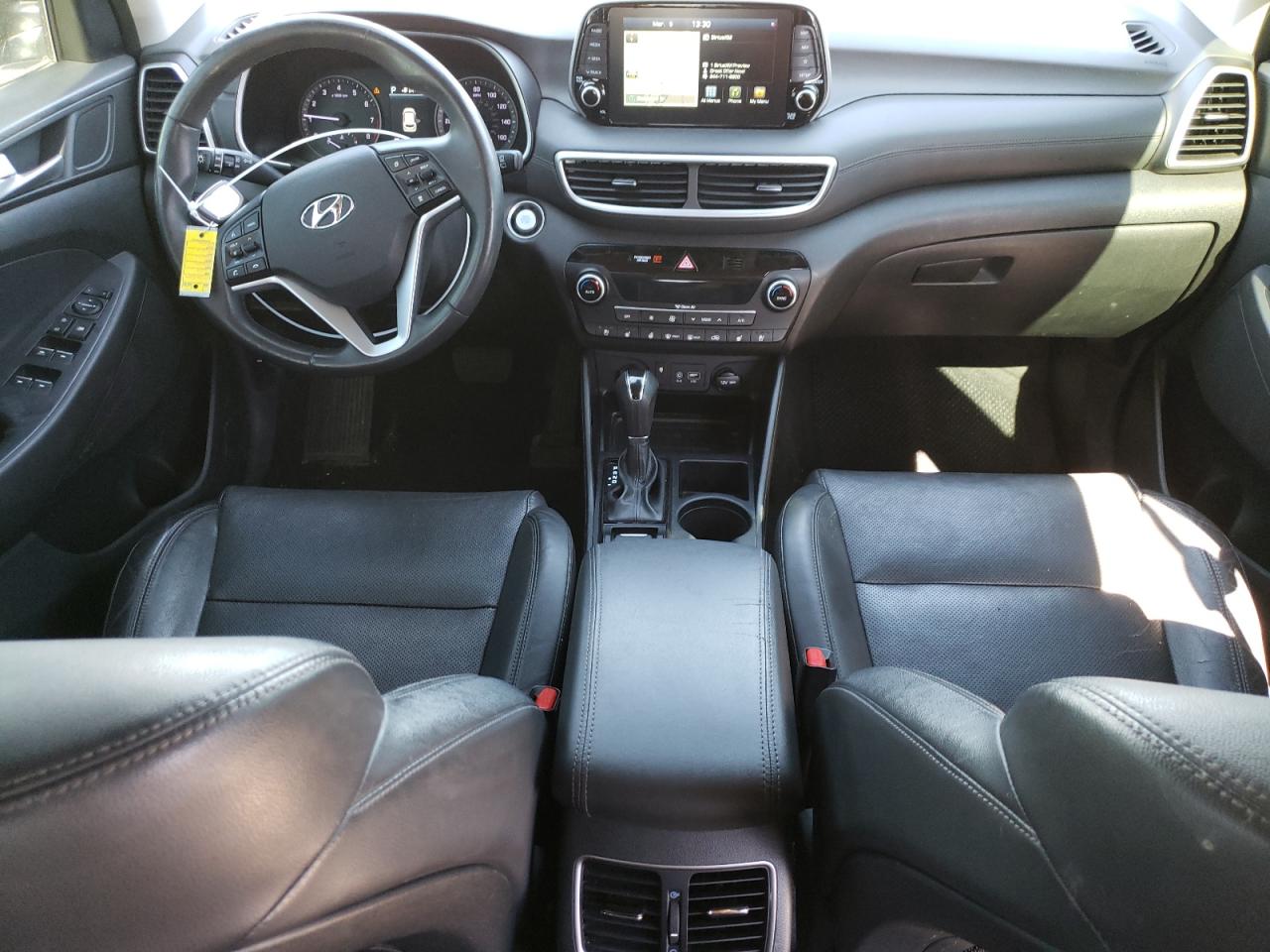 2019 Hyundai Tucson VIN KM8J3CAL1KU960814 Copart auction photo, front end / undercarriage damage thumbnail 8