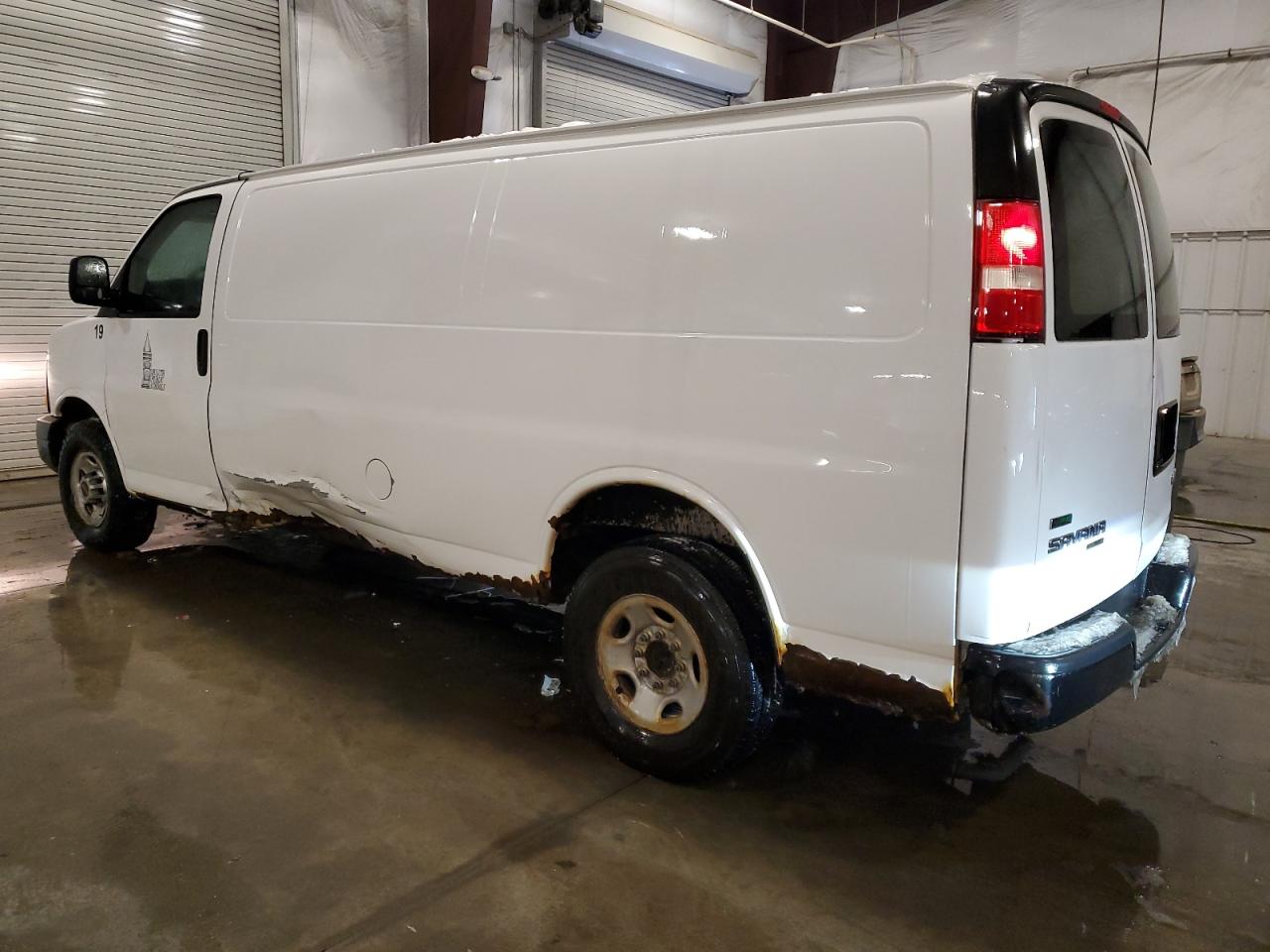 2012 GMC Savana VIN 1GTW7GCG6C1112016 Copart auction photo, side damage thumbnail 2