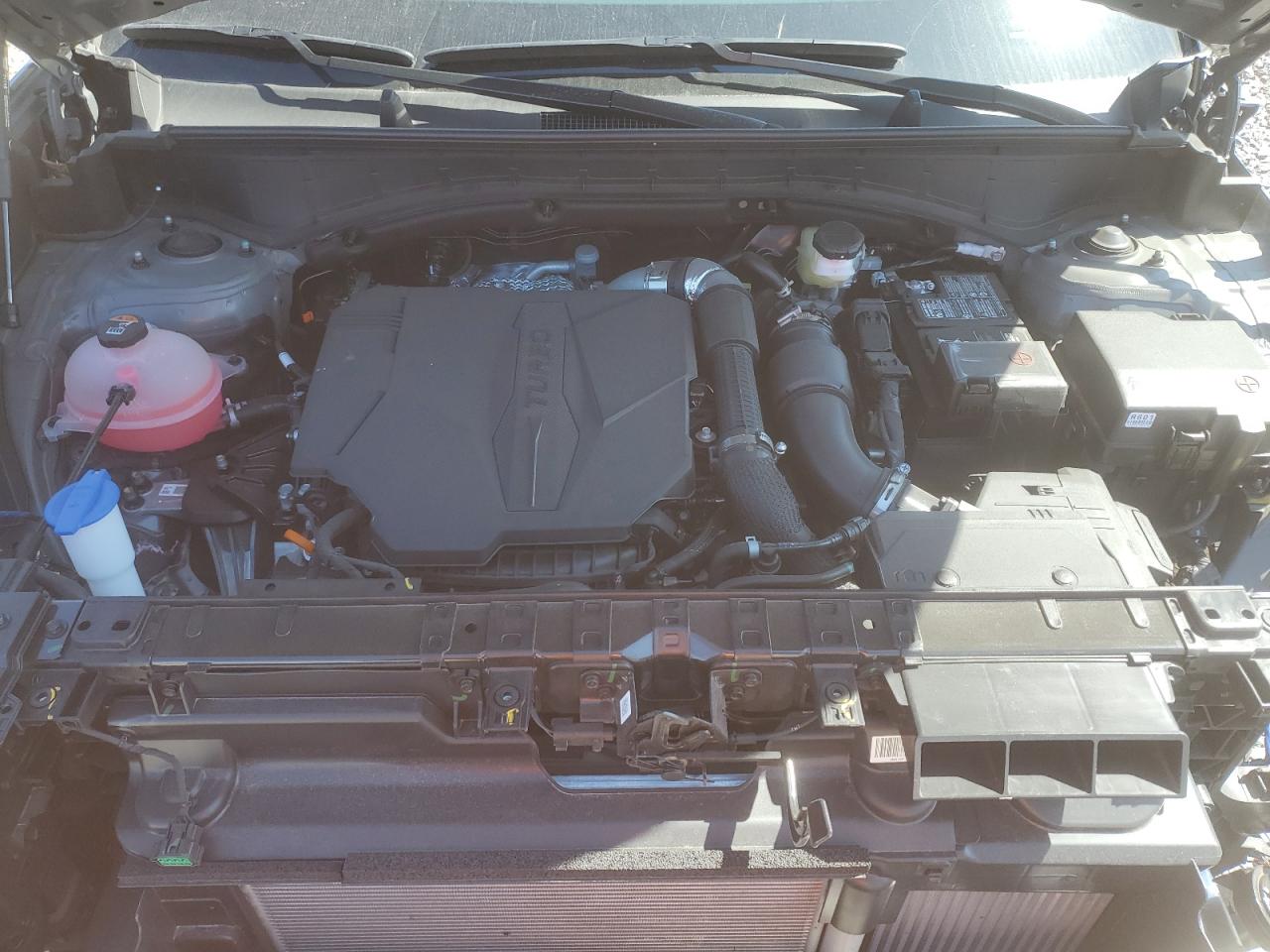 2025 Hyundai Santa Fe VIN 5NMP2DGL2SH080985 Copart auction photo, front end damage thumbnail 12