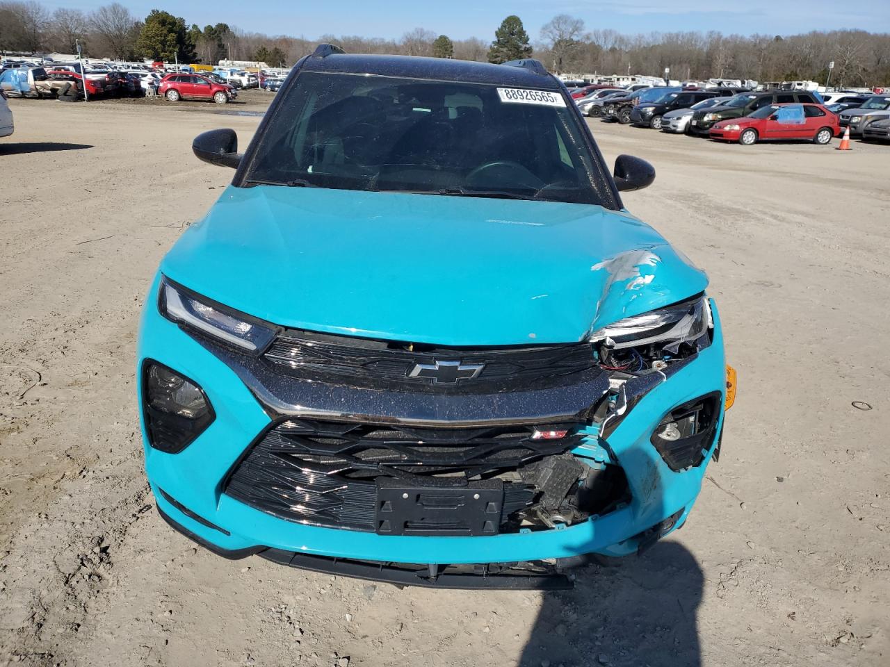 2022 Chevrolet TrailBlazer VIN KL79MUSL7NB044094 Copart auction photo, front end damage thumbnail 5