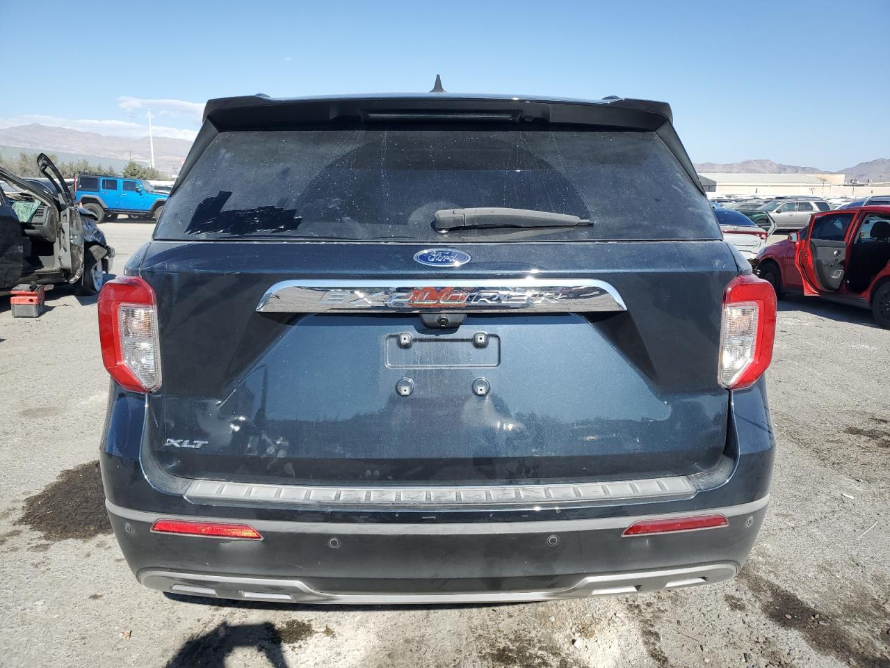 2022 Ford Explorer VIN 1FMSK7DH4NGA20080 Copart auction photo, front end / undercarriage damage thumbnail 6