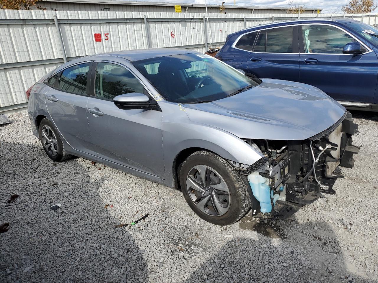 2021 Honda Civic VIN 2HGFC2F64MH551592 Copart auction photo, front end damage thumbnail 4