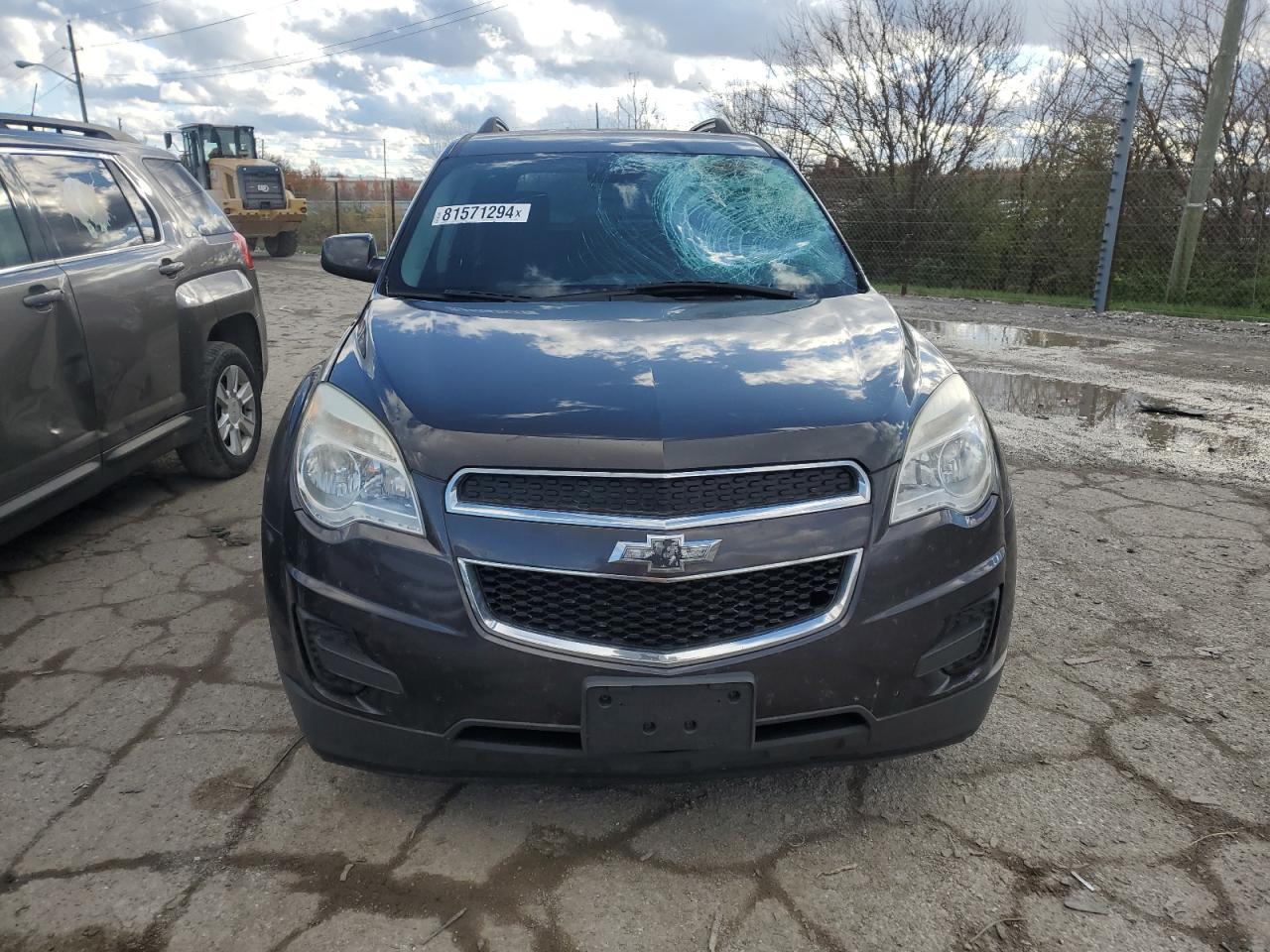 2014 Chevrolet Equinox VIN 2GNALBEK5E6148605 Copart auction photo, side / front end damage thumbnail 5