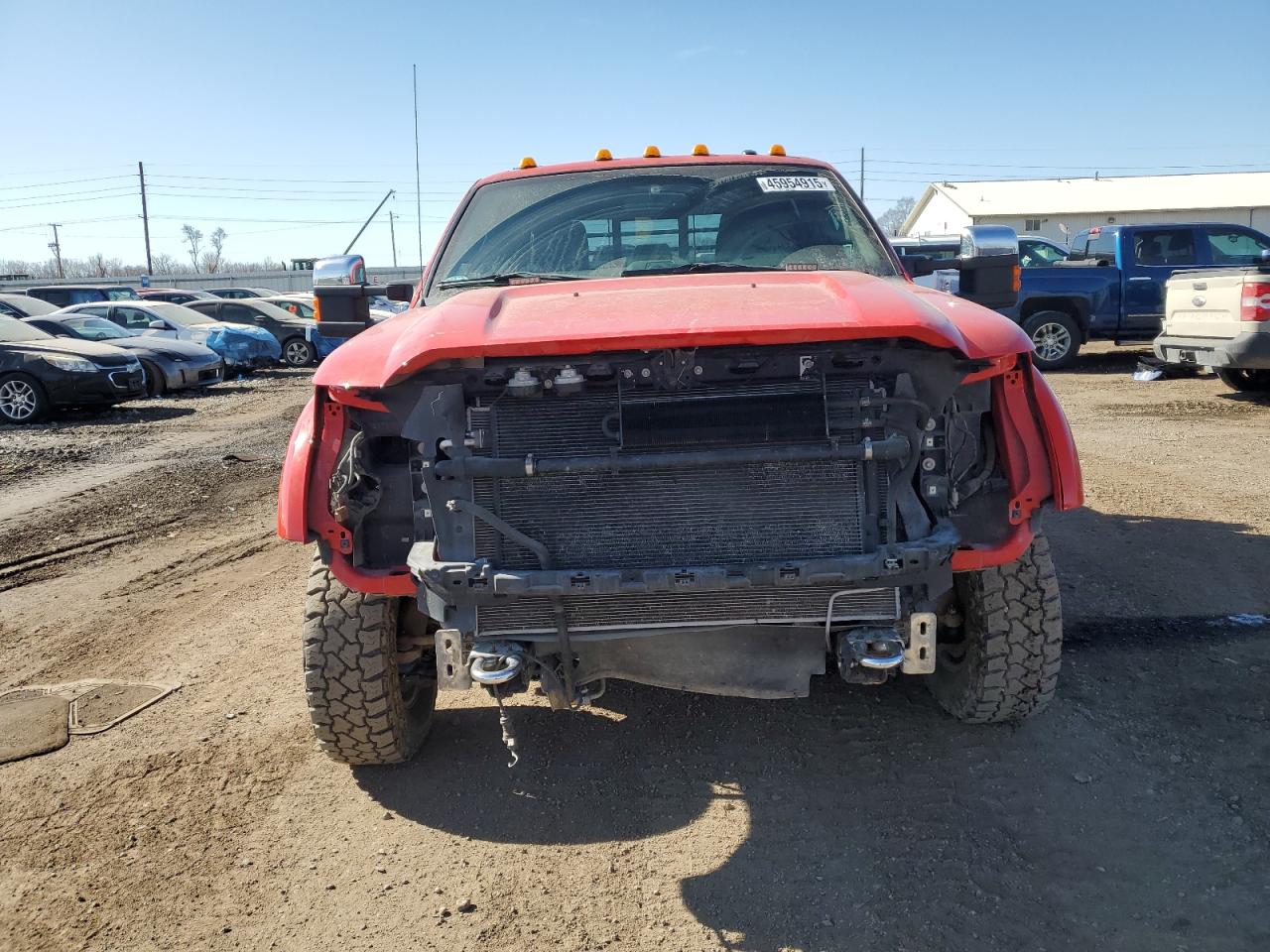 2016 Ford F350 VIN 1FT8W3DT3GEA65140 Copart auction photo, front end / undercarriage damage thumbnail 5