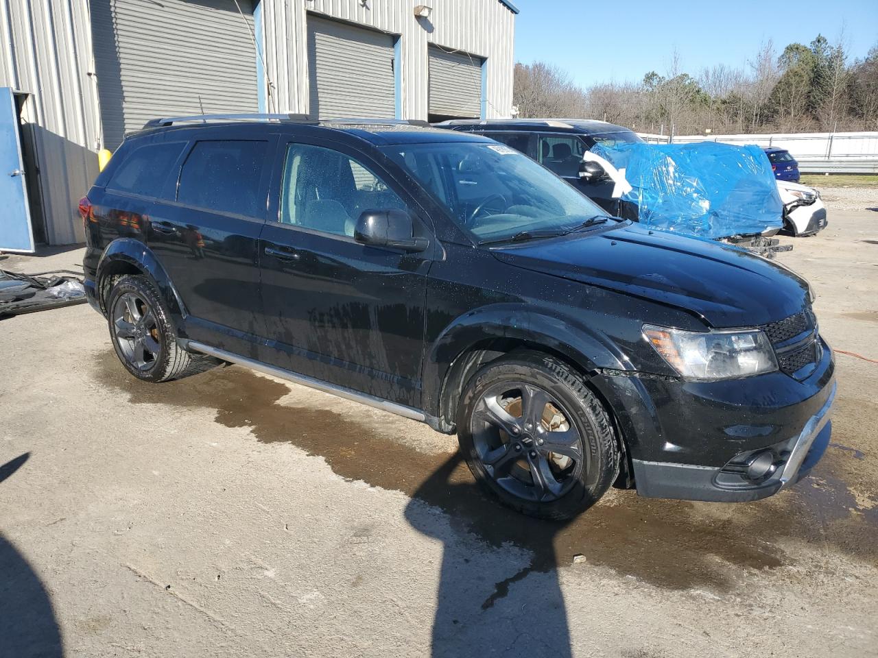 2020 Dodge Journey VIN 3C4PDCGB4LT268696 Copart auction photo, side damage thumbnail 4