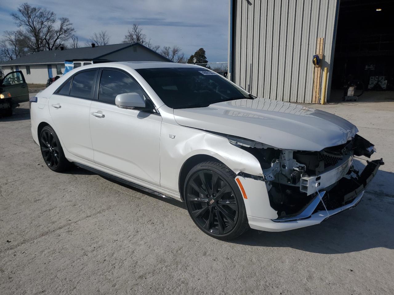 2020 Cadillac CT4 VIN 1G6DG5RK4L0155186 Copart auction photo, front end damage thumbnail 4