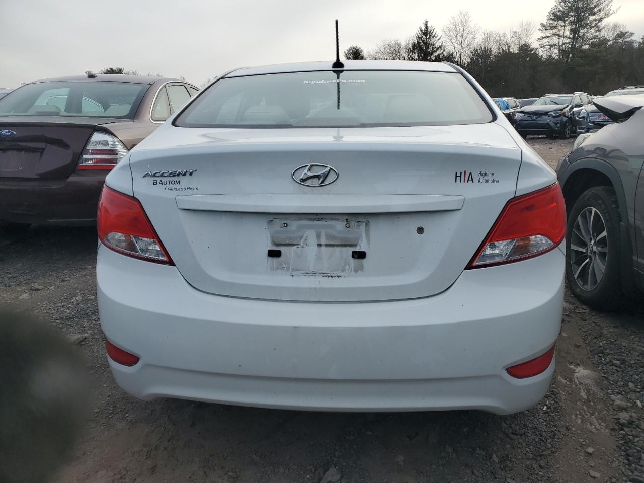 2017 Hyundai Accent VIN KMHCT4AE6HU365739 Copart auction photo, front end damage thumbnail 6