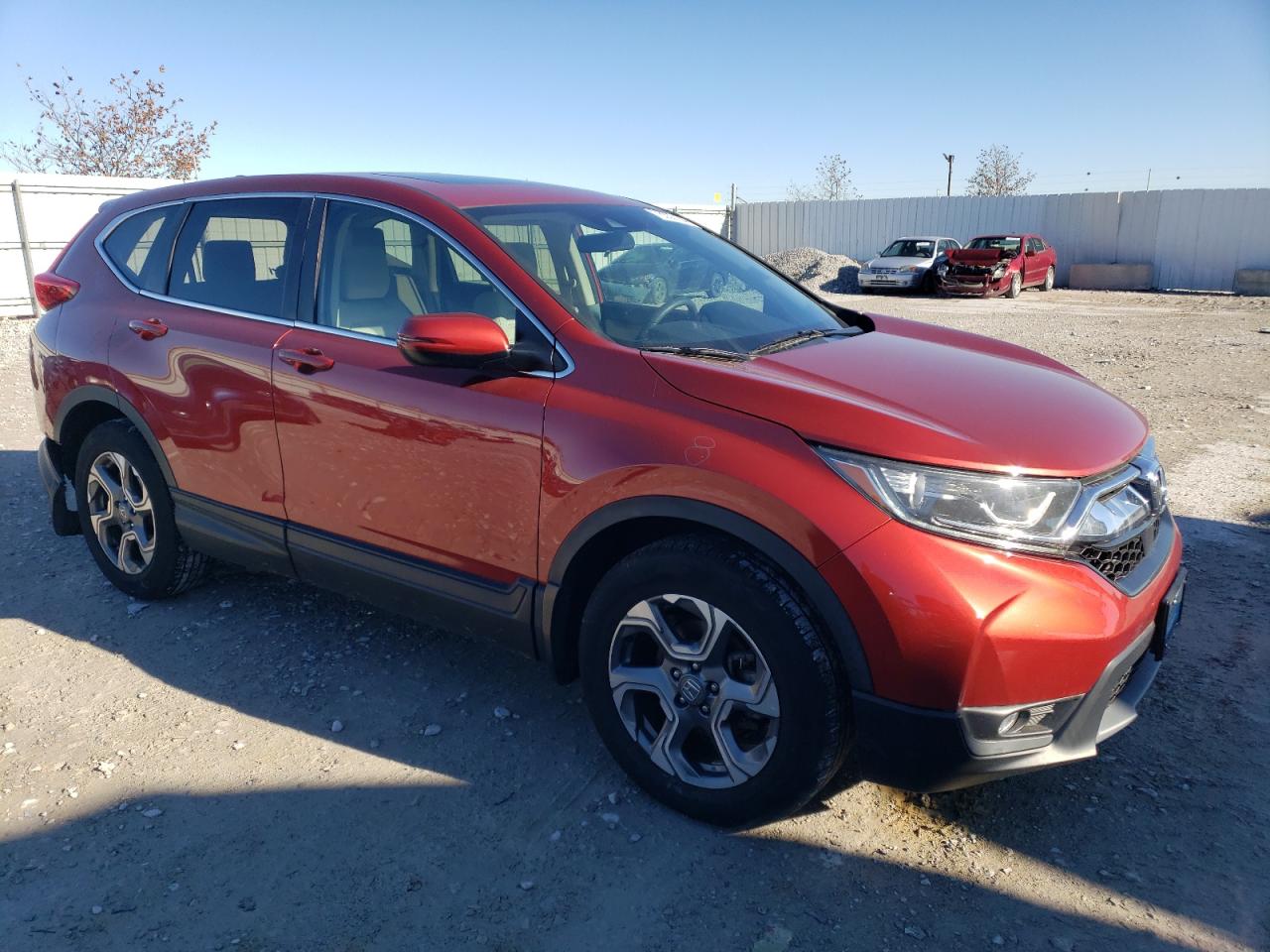 2019 Honda CR-V VIN 2HKRW2H52KH635602 Copart auction photo, rear end damage thumbnail 4