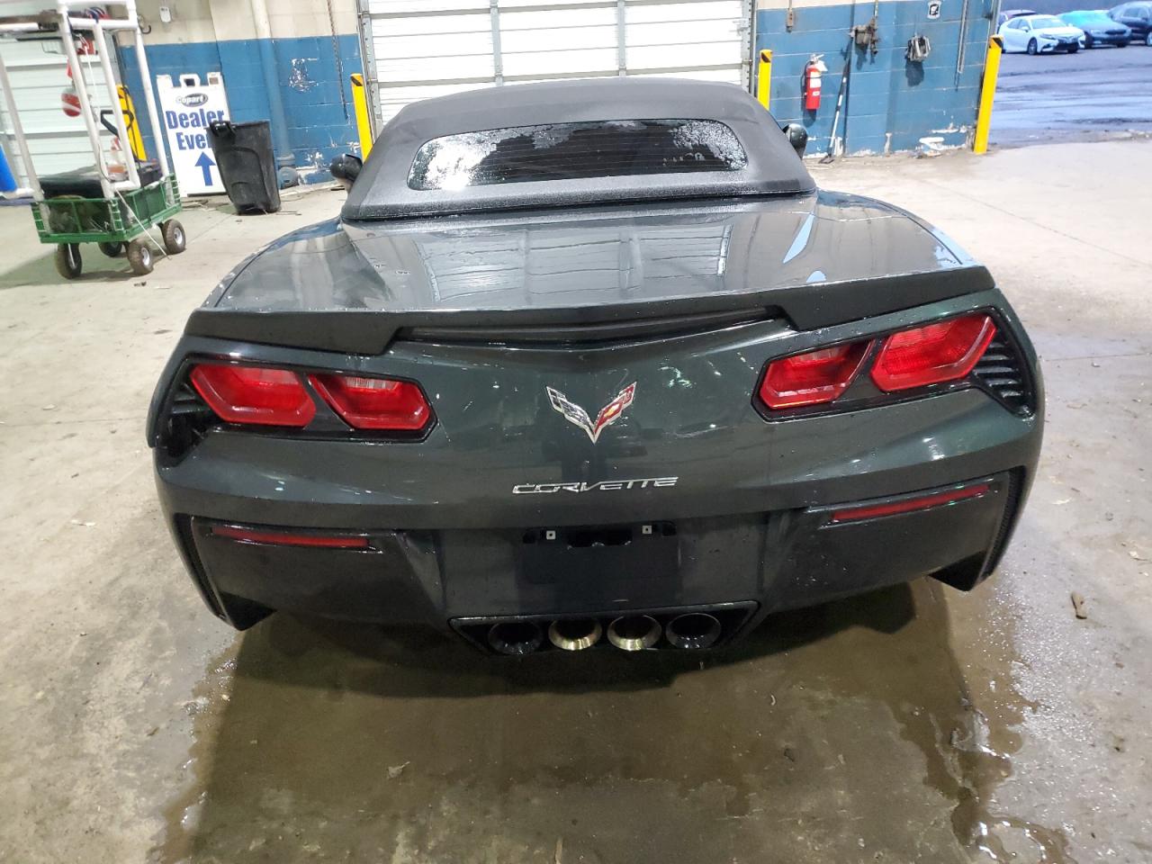 2019 Chevrolet Corvette VIN 1G1YD3D77K5101955 Copart auction photo, all over damage thumbnail 6