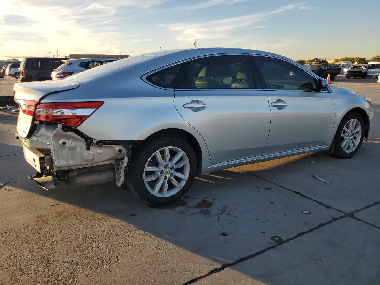 2013 Toyota Avalon VIN 4T1BK1EB2DU019937 Copart auction photo, rear end / hail damage thumbnail 3