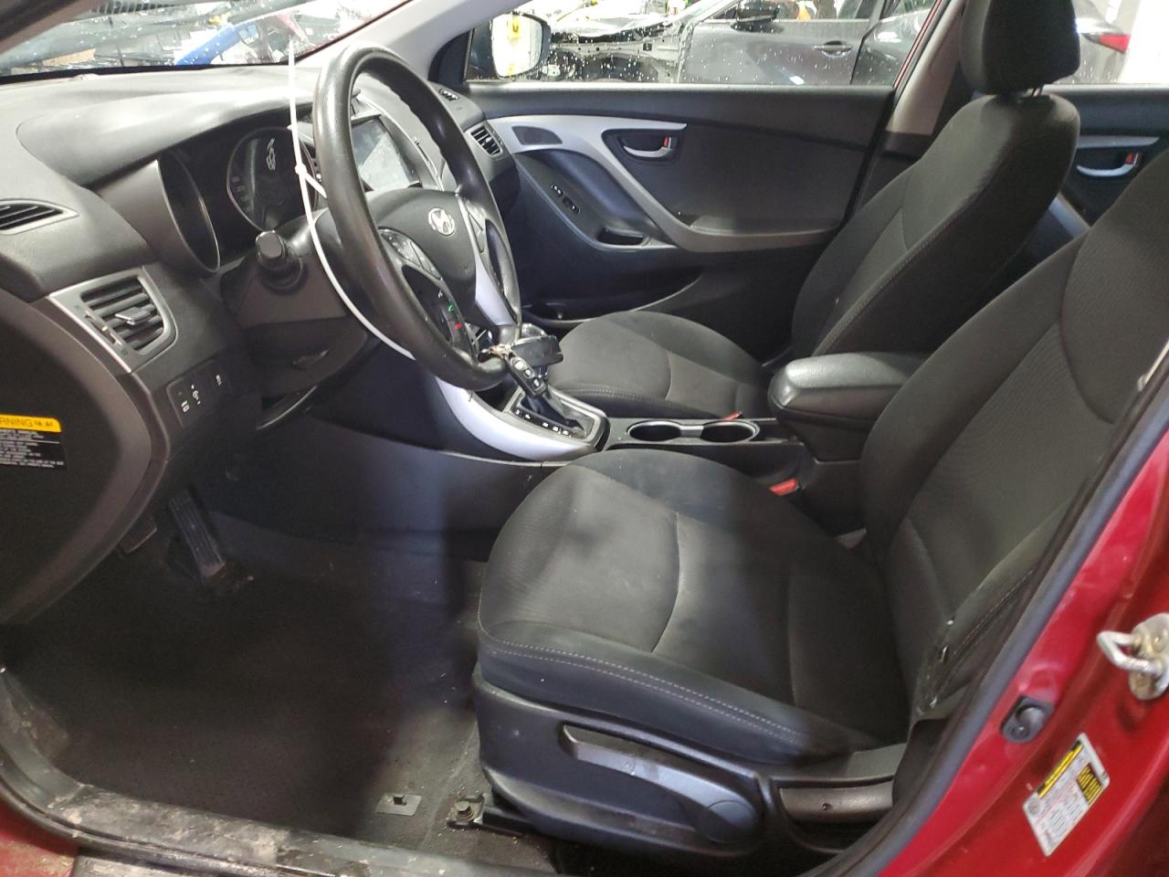 2016 Hyundai Elantra VIN 5NPDH4AE9GH661387 Copart auction photo, front end / top/roof damage thumbnail 7