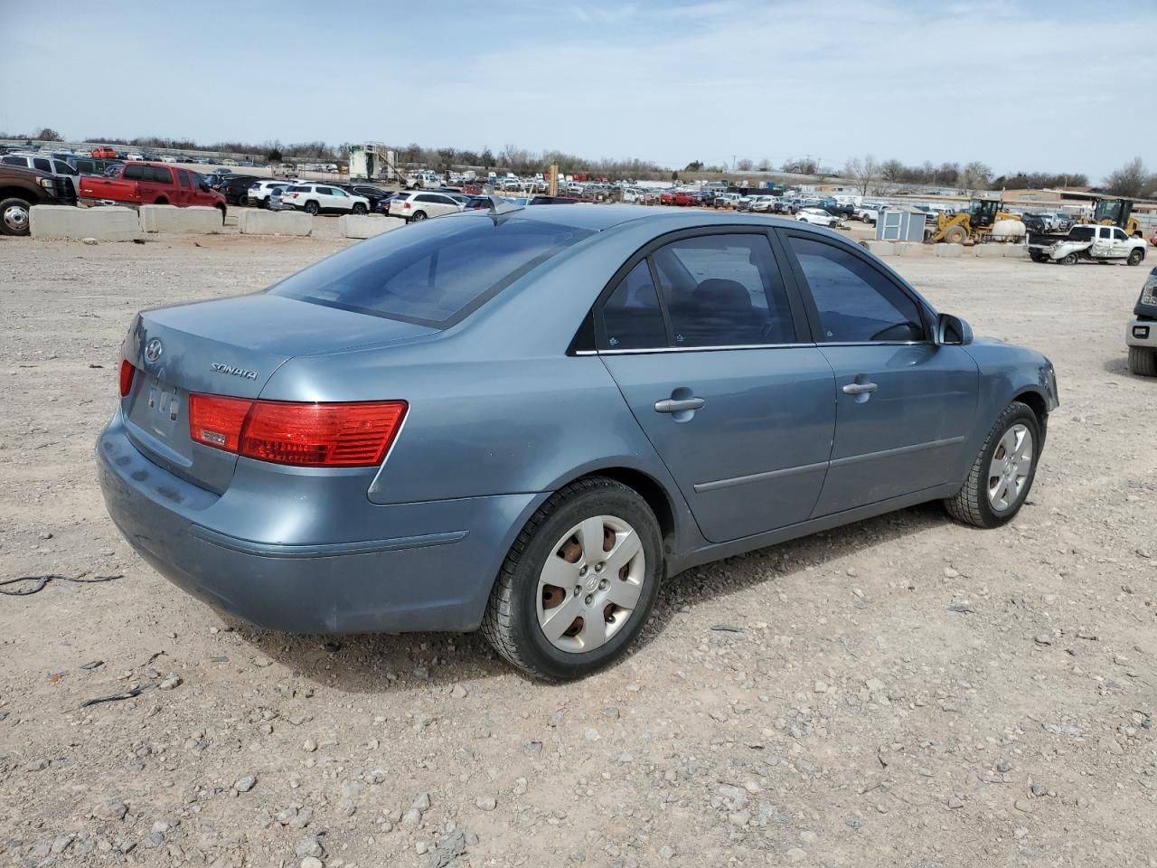 2009 Hyundai Sonata VIN 5NPET46CX9H527775 Copart auction photo, front end / hail damage thumbnail 3