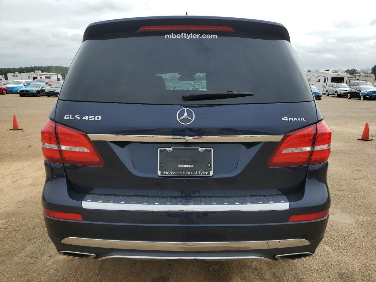 2017 Mercedes-Benz GLS-klasse VIN 4JGDF6EE6HA866956 Copart auction photo, front end damage thumbnail 6