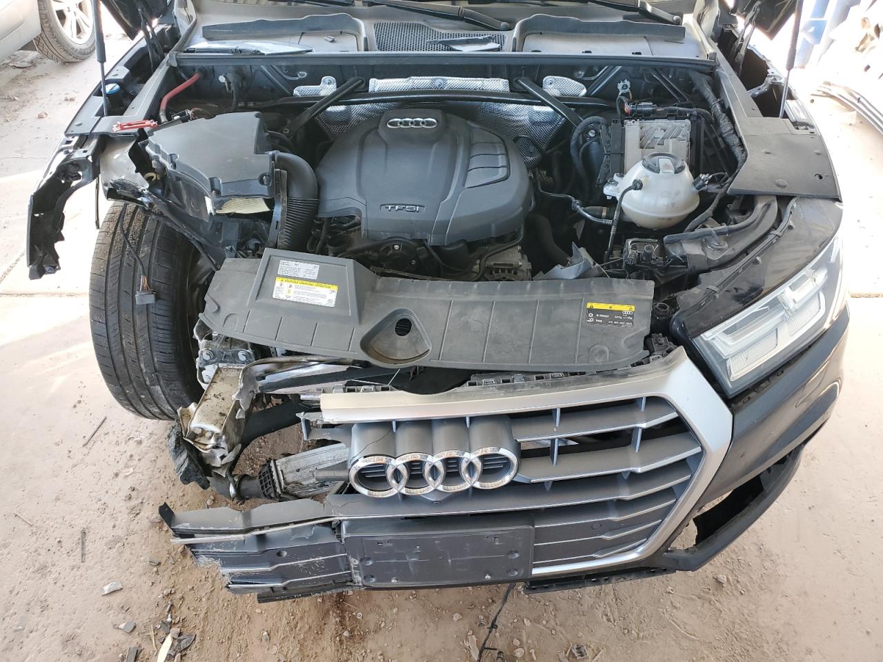2018 Audi Q5 VIN WA1CNAFYXJ2027367 Copart auction photo, front end / side damage thumbnail 12