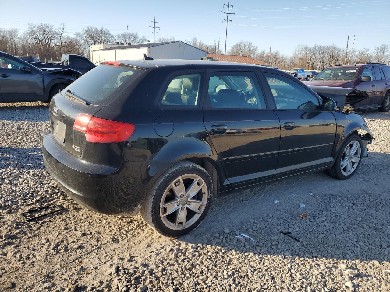 2009 Audi A3 VIN WAUKF78P89A049789 Copart auction photo, front end / frame damage damage thumbnail 3