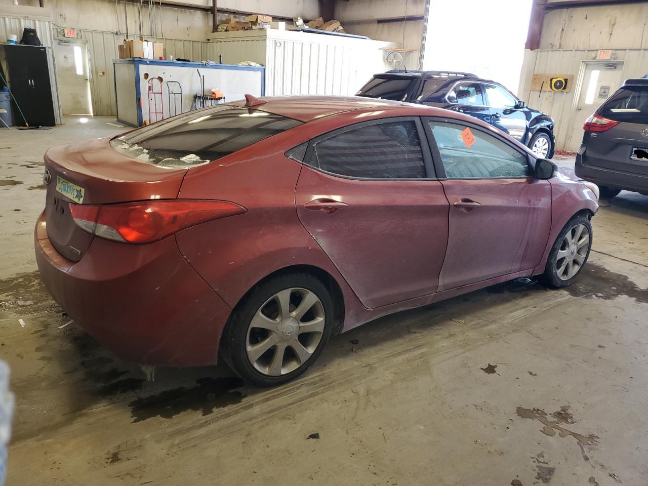 2012 Hyundai Elantra VIN KMHDH4AE1CU451376 Copart auction photo, front end / minor dent/scratches damage thumbnail 3