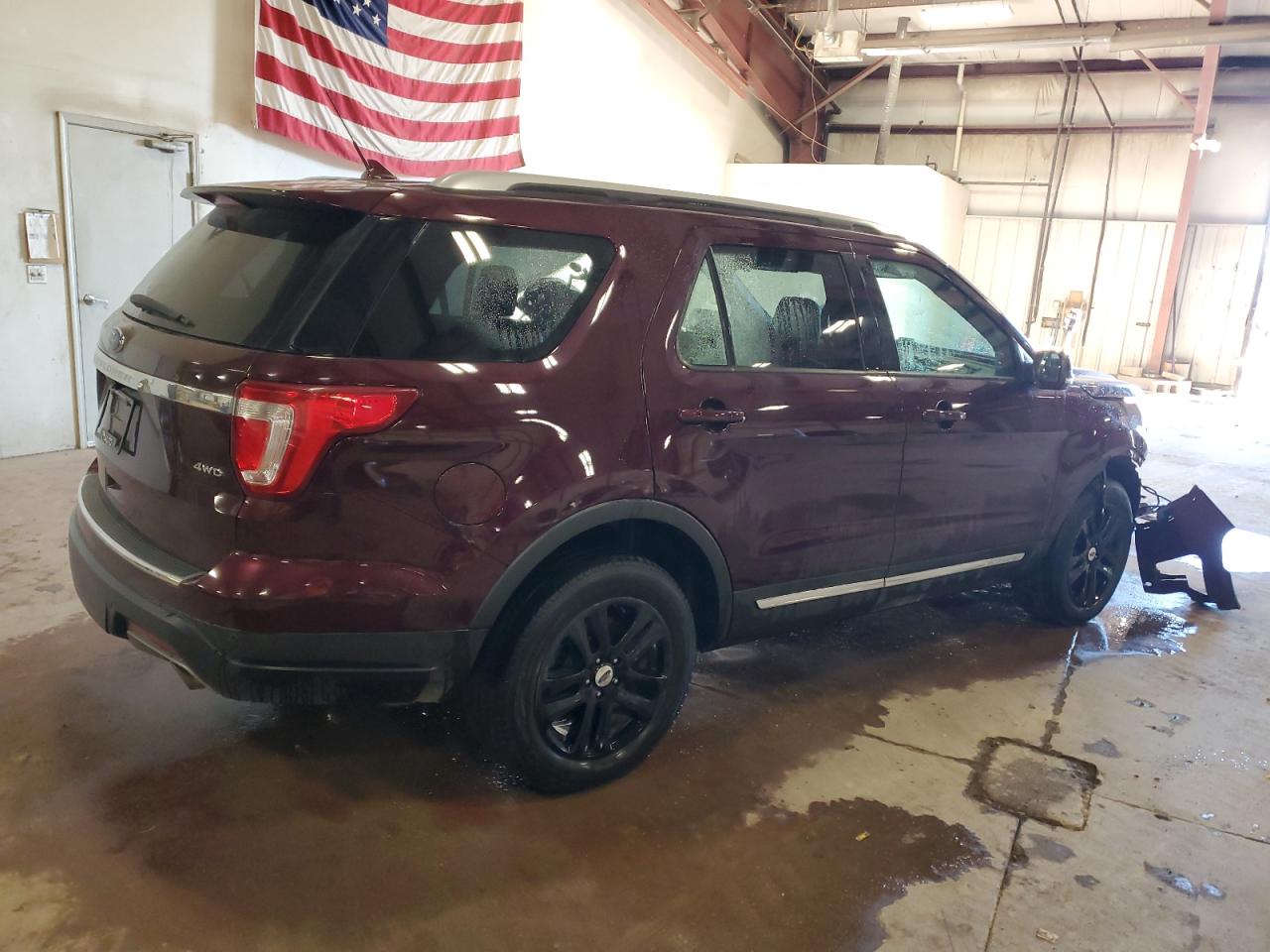 2018 Ford Explorer VIN 1FM5K8D8XJGC47805 Copart auction photo, front end damage thumbnail 3