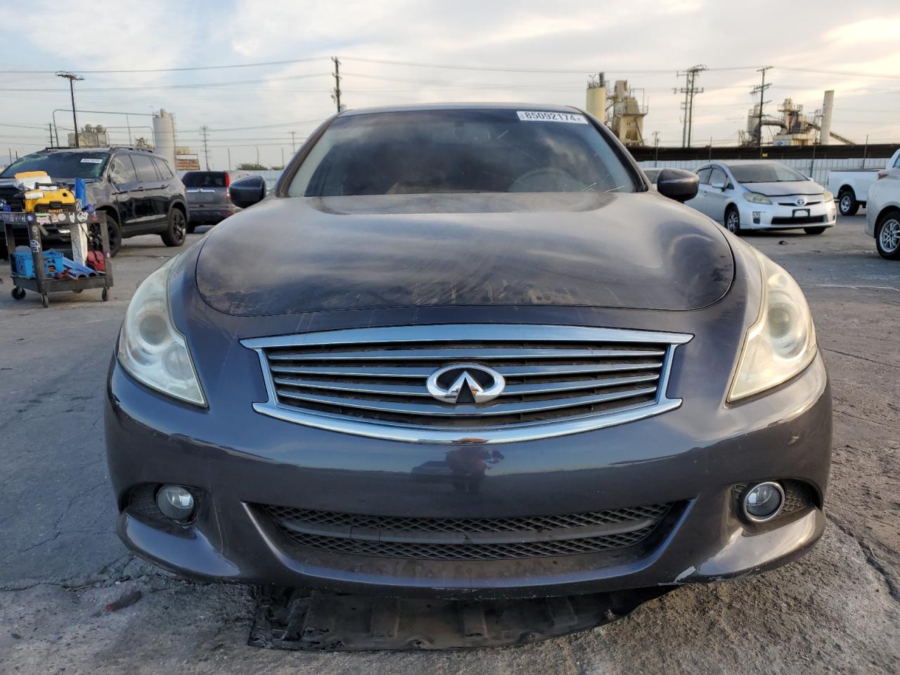 2011 Infiniti G VIN JN1CV6AP9BM304424 Copart auction photo, vandalism damage thumbnail 5
