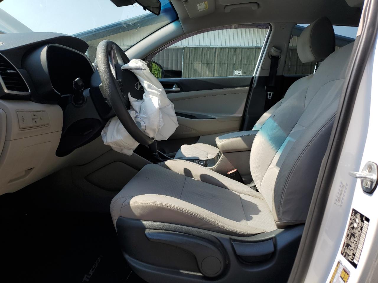 2019 Hyundai Tucson VIN KM8J2CA46KU973358 Copart auction photo, front end / side damage thumbnail 7