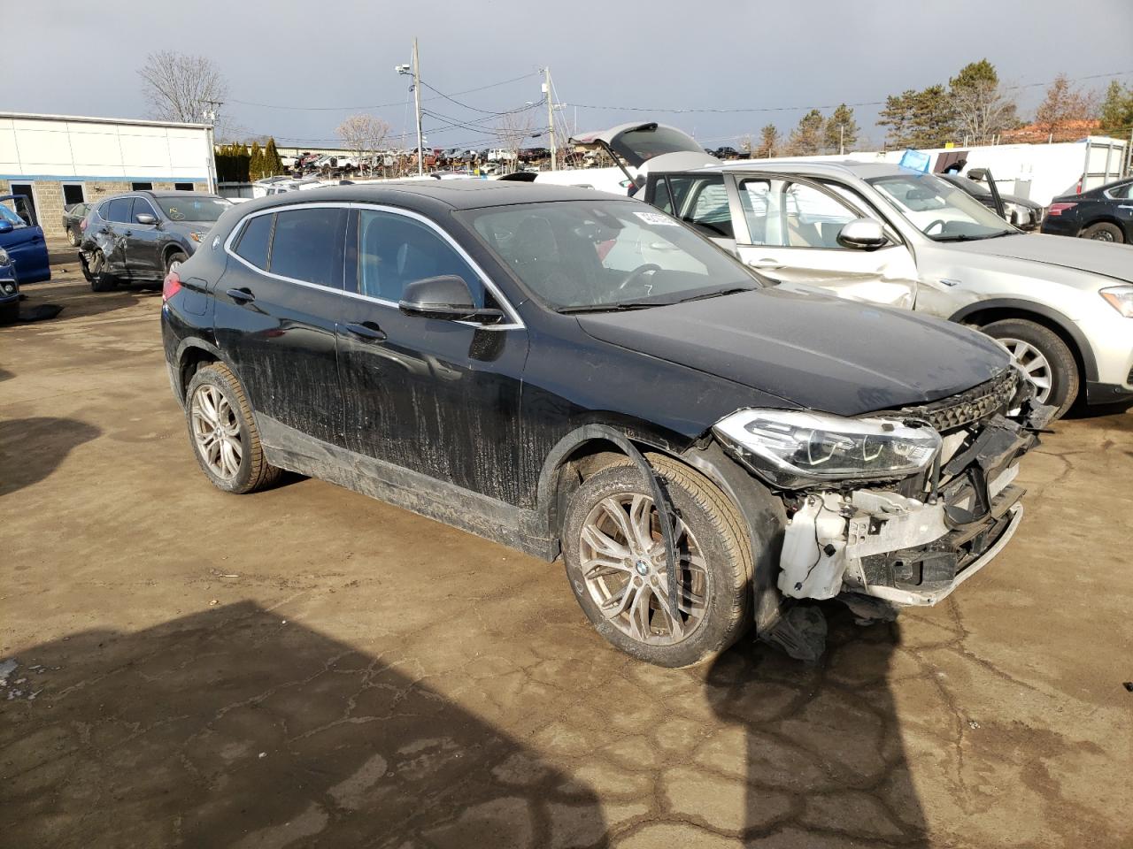 2019 BMW X2 VIN WBXYJ5C55K5N33183 Copart auction photo, front end damage thumbnail 4