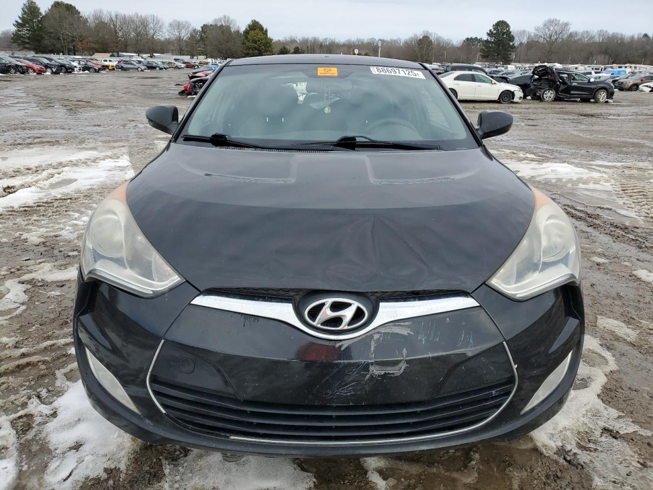 2013 Hyundai Veloster VIN KMHTC6AD9DU144701 Copart auction photo, rear end / minor dent/scratches damage thumbnail 5