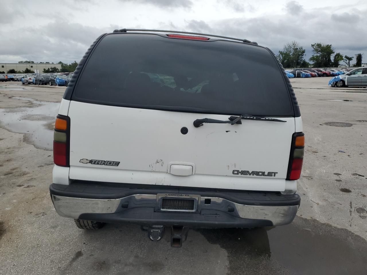 2004 Chevrolet Tahoe VIN 1GNEC13Z54R192408 Copart auction photo, front end / side damage thumbnail 6