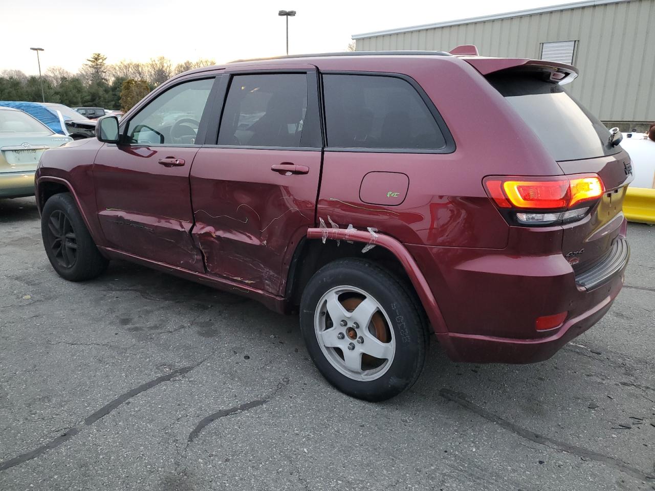 2017 Jeep Grand Cherokee VIN 1C4RJFAG3HC786230 Copart auction photo, side damage thumbnail 2