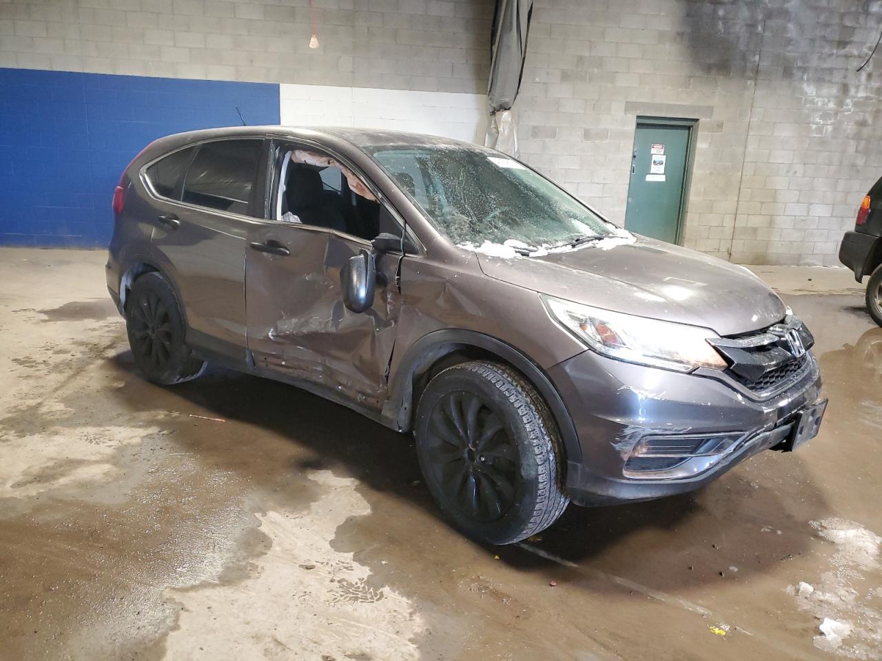 2015 Honda CR-V VIN 5J6RM4H31FL013374 Copart auction photo, side / front end damage thumbnail 4