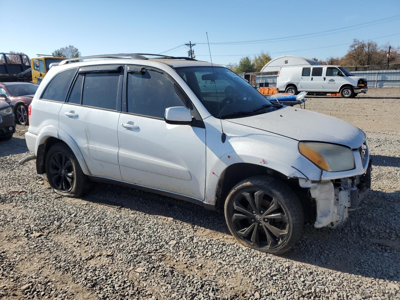 2002 Toyota RAV 4 VIN JTEHH20V520146508 Copart auction photo, front end / side damage thumbnail 4