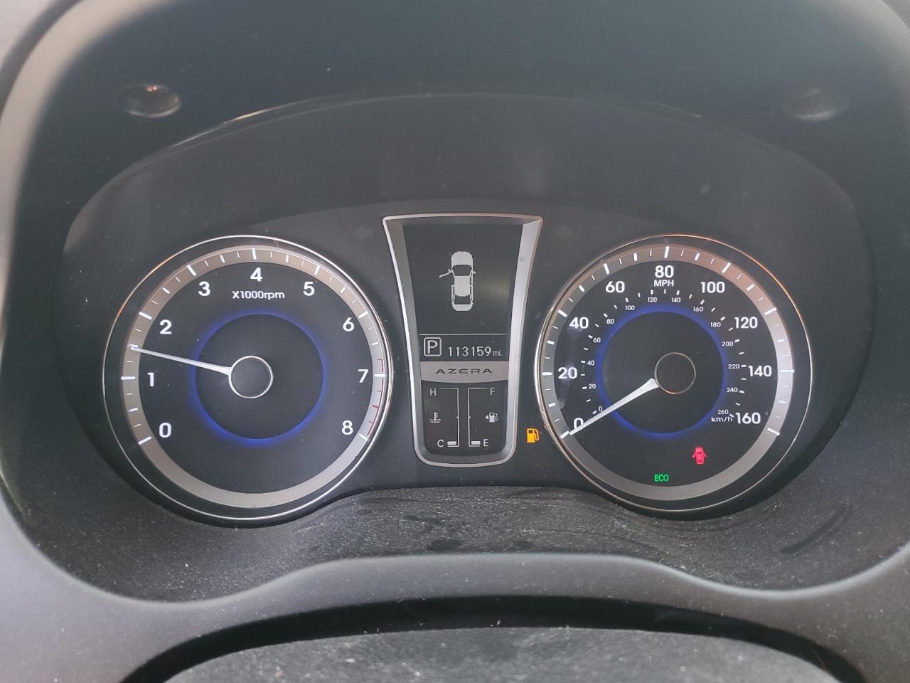 2012 Hyundai Azera VIN KMHFH4JG1CA190651 Copart auction photo, all over damage thumbnail 9
