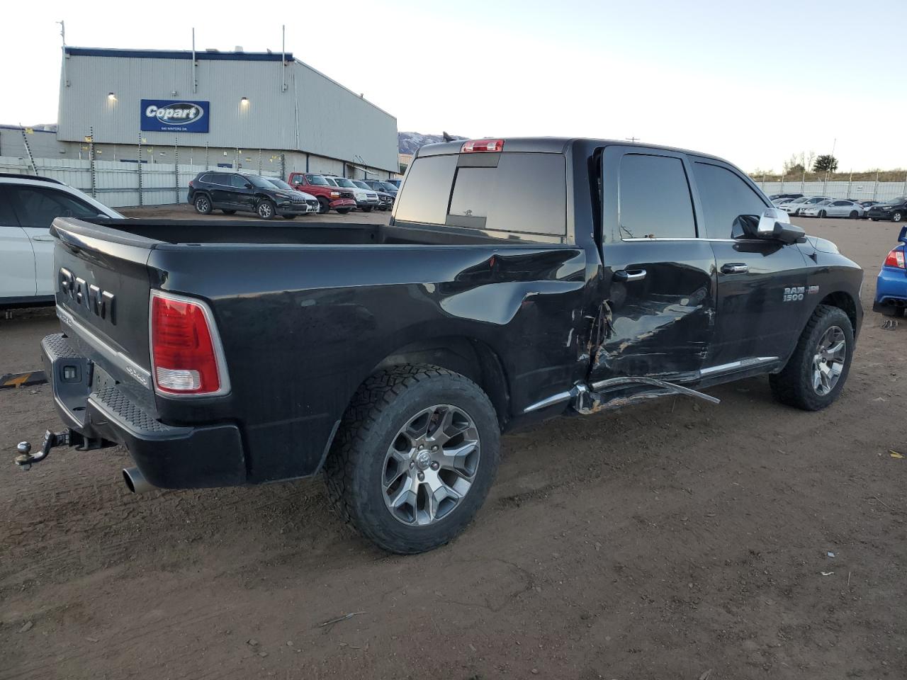 2018 RAM 1500 VIN 1C6RR7WT4JS148737 Copart auction photo, side / rear end damage thumbnail 3