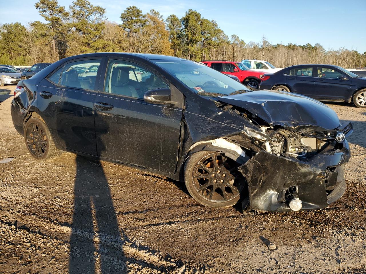 2016 Toyota Corolla VIN 2T1BURHE0GC563423 Copart auction photo, front end / rear end damage thumbnail 4