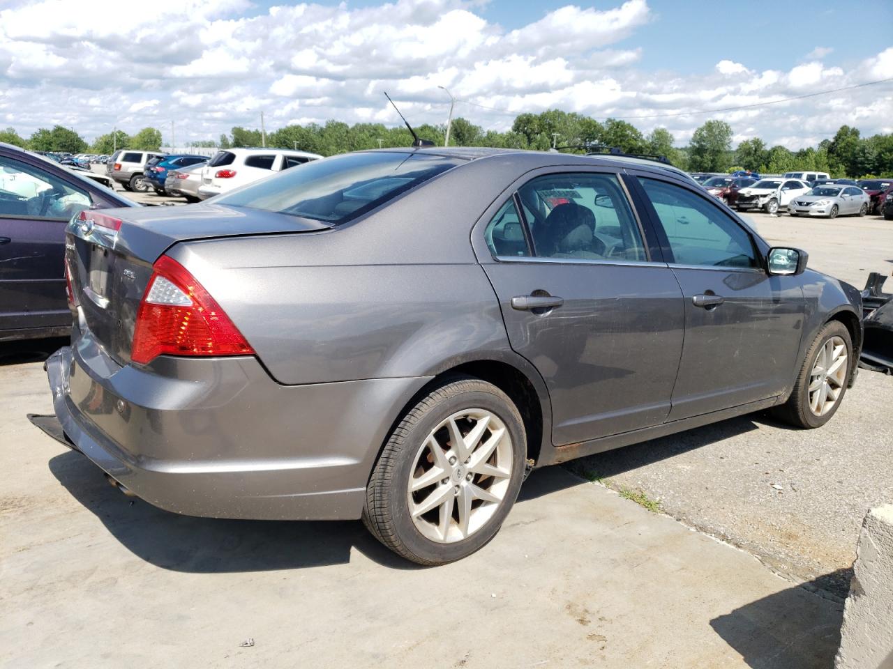 2012 Ford Fusion VIN 3FAHP0JA5CR207399 Copart auction photo, rear end damage thumbnail 3