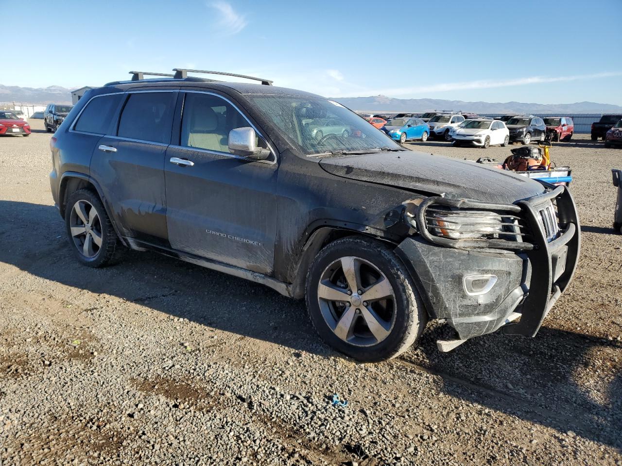2014 Jeep Grand Cherokee VIN 1C4RJFCG6EC321529 Copart auction photo, front end / minor dent/scratches damage thumbnail 4