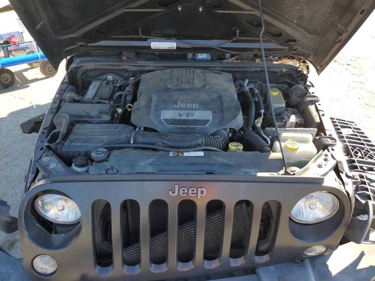 2016 Jeep Wrangler VIN 1C4AJWAG7GL121729 Copart auction photo, front end damage thumbnail 12