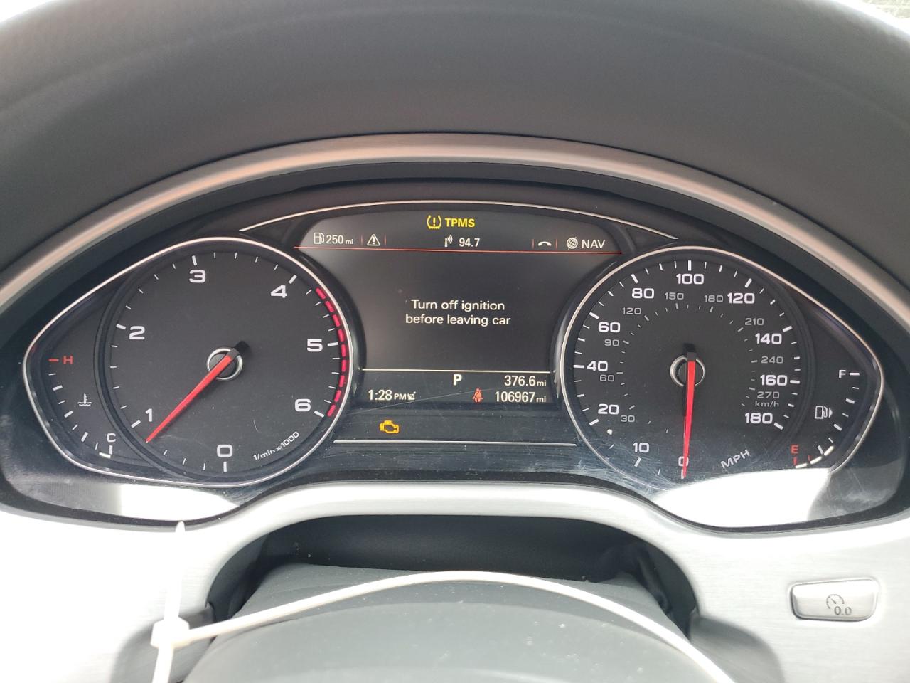 2014 Audi A8 VIN WAURMAFD1EN011155 Copart auction photo, front end damage thumbnail 9