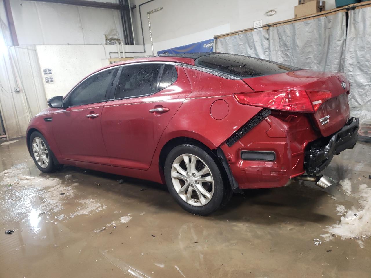 2013 KIA Optima VIN 5XXGN4A72DG111754 Copart auction photo, rear end damage thumbnail 2