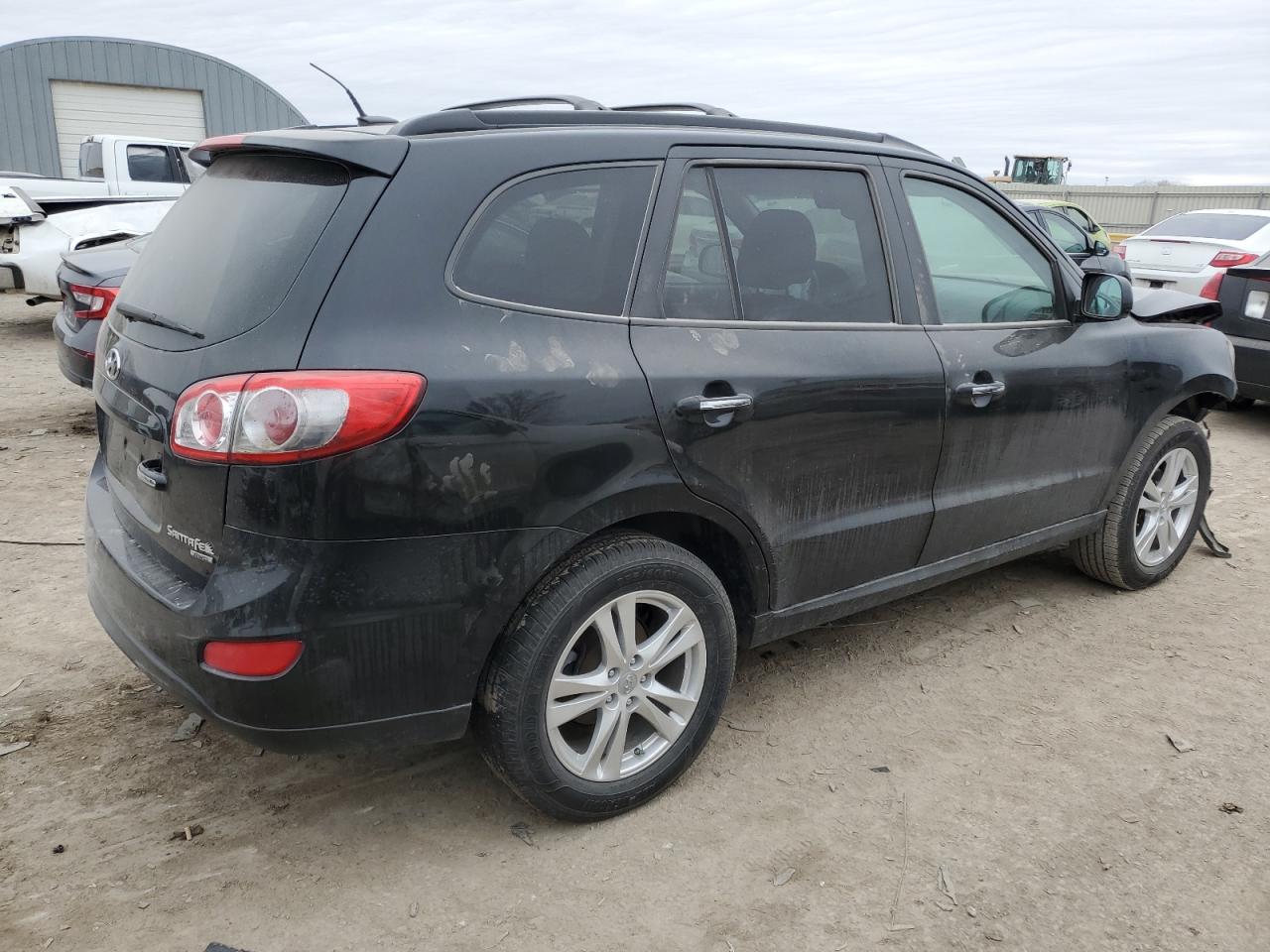 2011 Hyundai Santa Fe VIN 5XYZK4AG8BG041817 Copart auction photo, front end damage thumbnail 3
