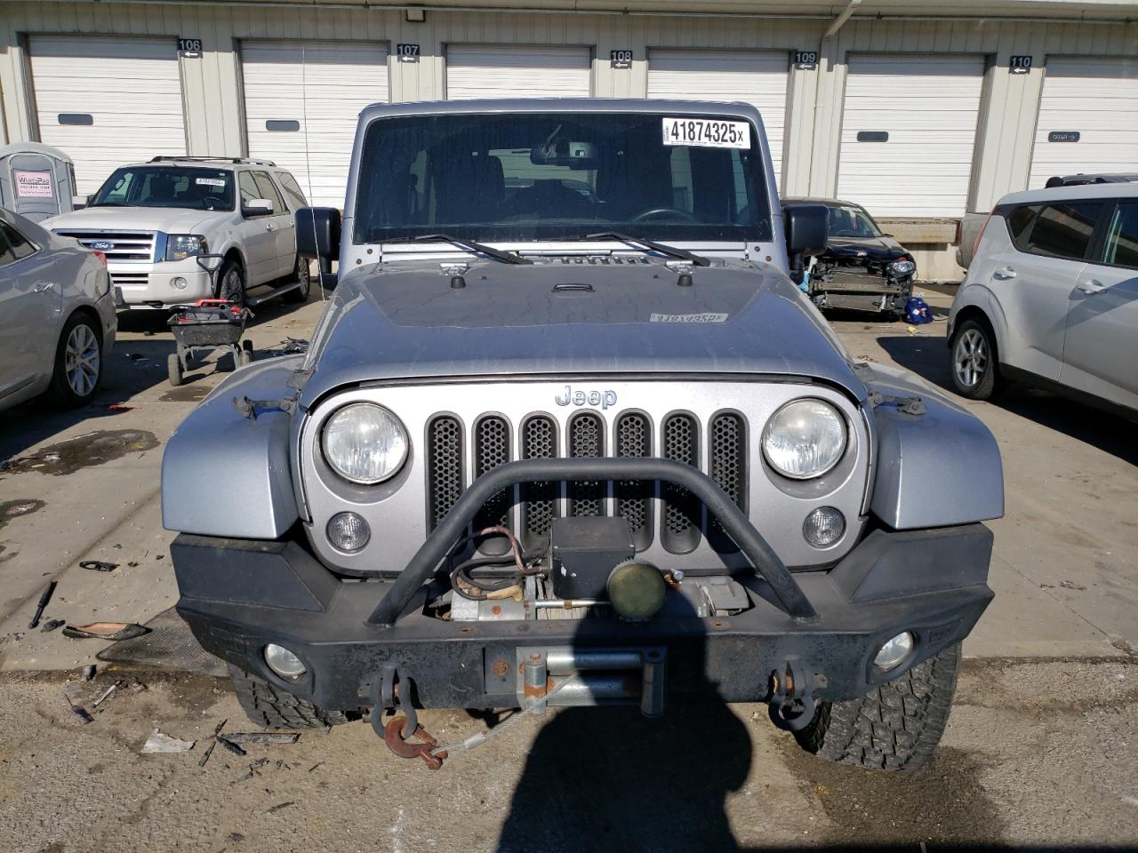 2015 Jeep Wrangler VIN 1C4BJWFG0FL503550 Copart auction photo, undercarriage damage thumbnail 5