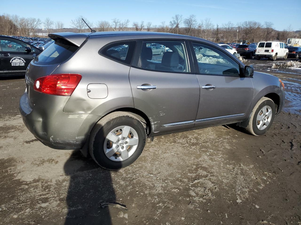 2013 Nissan Rogue VIN JN8AS5MVXDW602459 Copart auction photo, rear end / side damage thumbnail 3