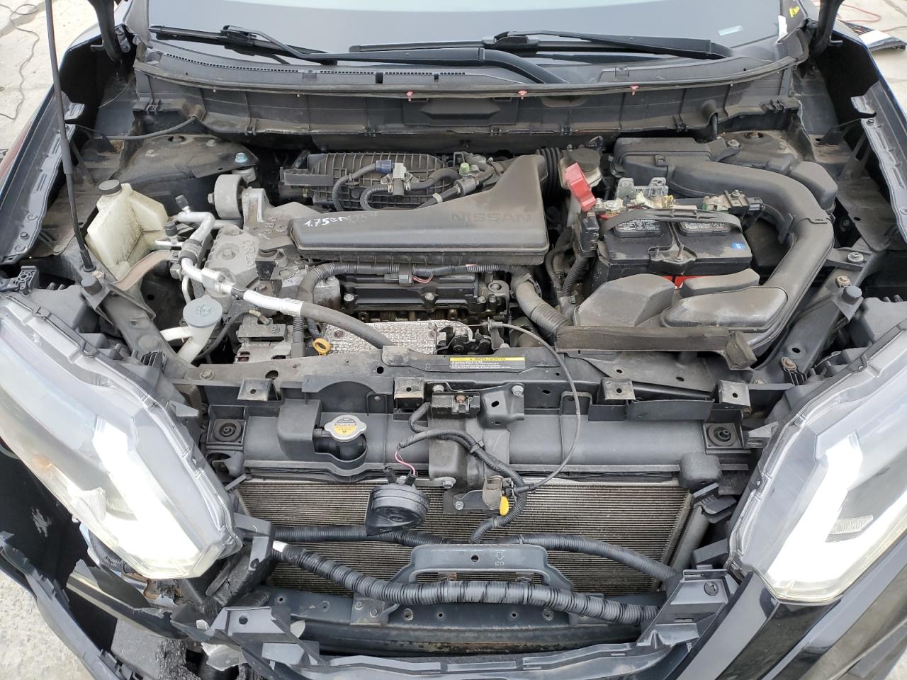 2017 Nissan Rogue VIN 5N1AT2MVXHC808570 Copart auction photo, front end / side damage thumbnail 12