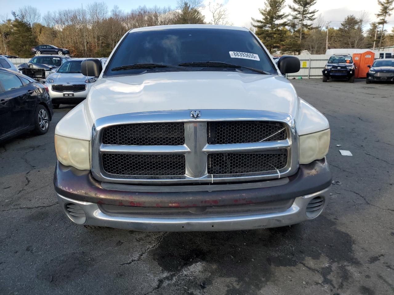 2005 Dodge RAM VIN 1D7HA16K35J553537 Copart auction photo, side / rear end damage thumbnail 5
