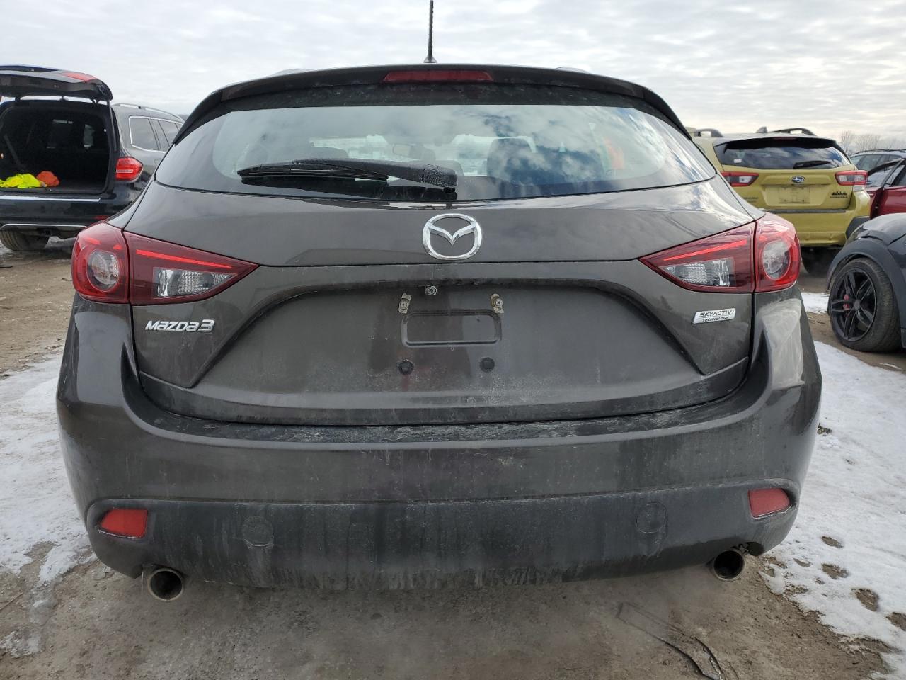 2015 Mazda 3 VIN 3MZBM1L74FM202807 Copart auction photo, front end / undercarriage damage thumbnail 6