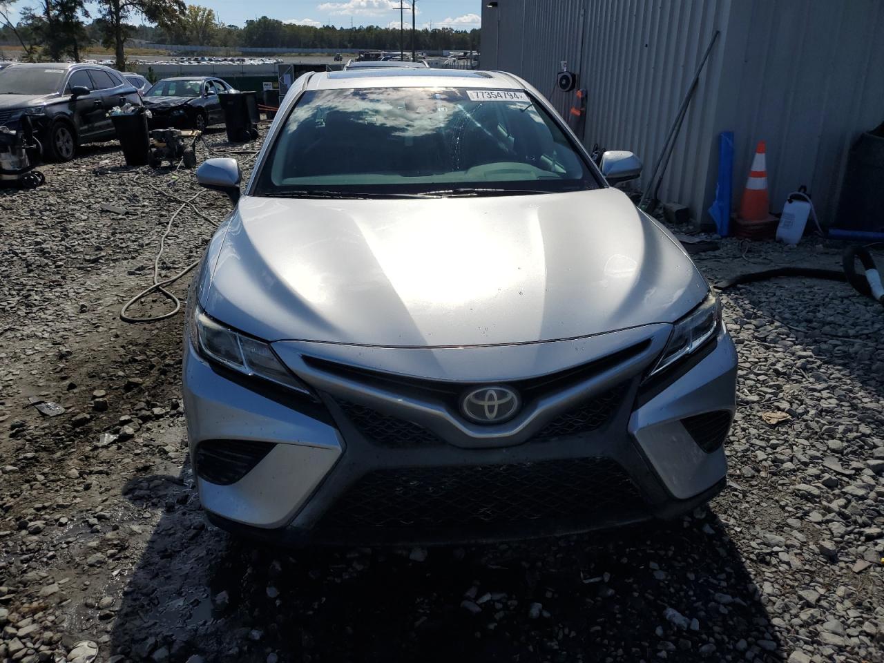2018 Toyota Camry VIN 4T1B11HK6JU024973 Copart auction photo, rear end / side damage thumbnail 5