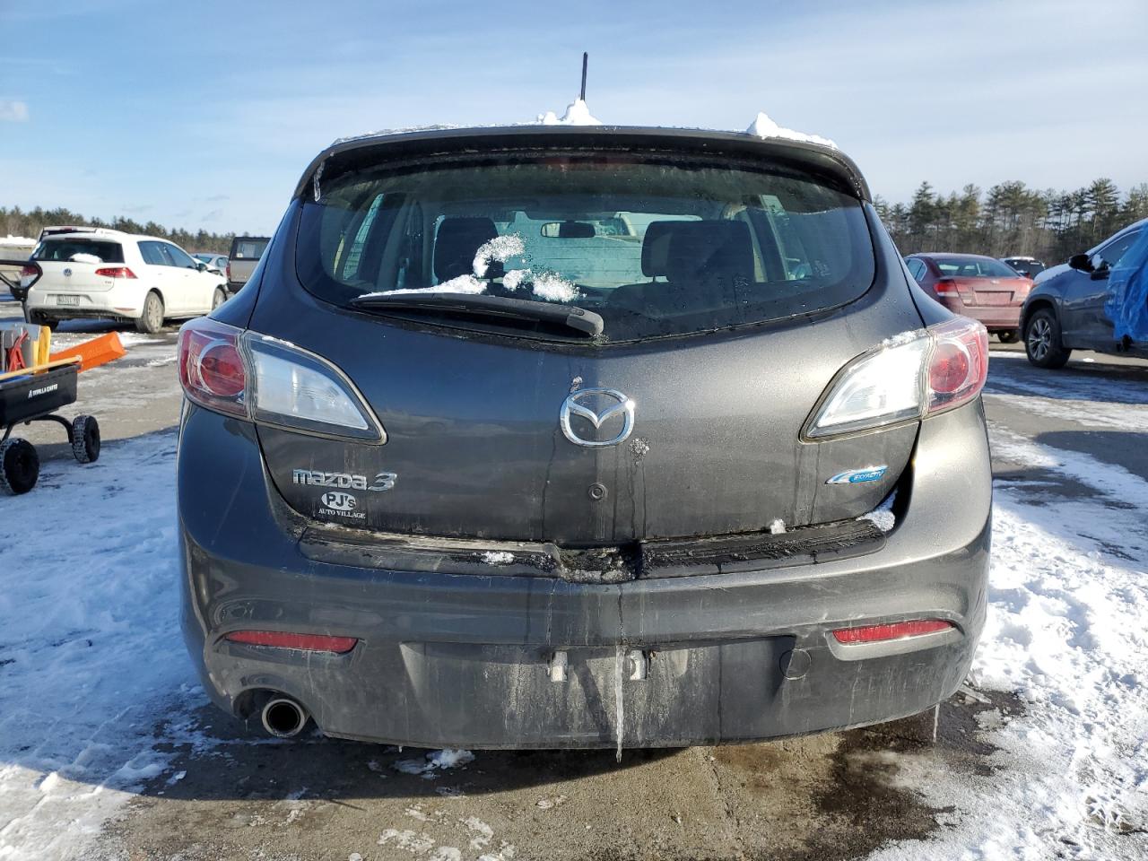 2012 Mazda 3 VIN JM1BL1L83C1657350 Copart auction photo, front end damage thumbnail 6
